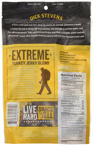 DICK STEVENS: Jerky Mix Extreme Blend Turkey, 4 oz