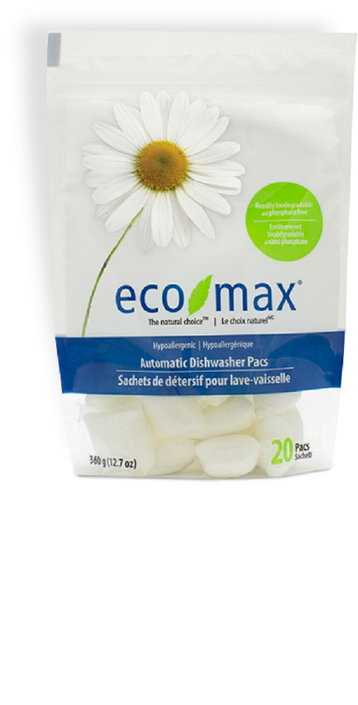 ECO MAX: Hypoallergenic Dishwash, 20 pc