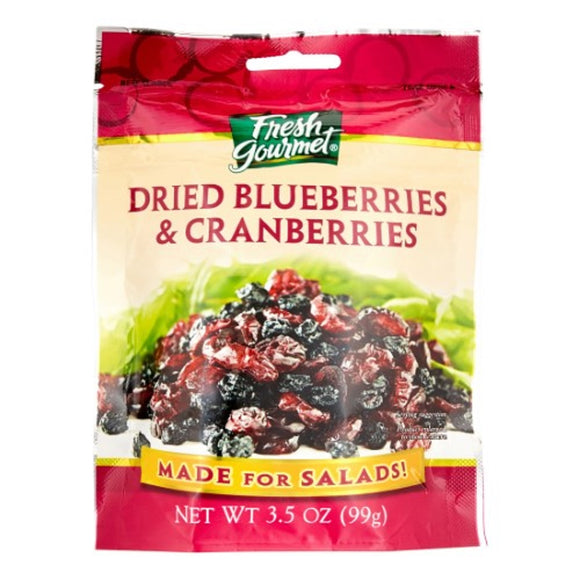 FRESHGOURMET: Dried Blueberries And Cranberries, 3.5 Oz