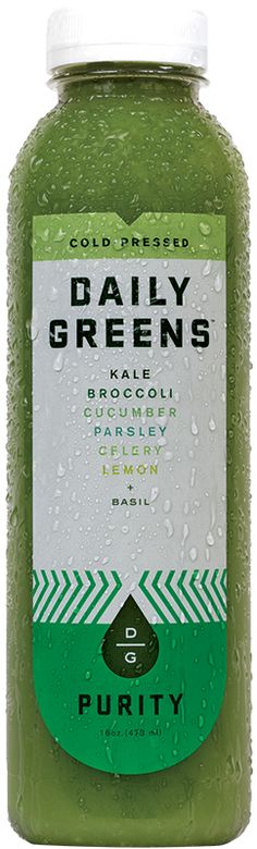 DAILY GREENS: Purity Vegetable and Fruit Juice, 16 oz