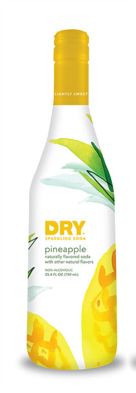 DRY SODA: Sparkling Dry Pineapple Soda, 750 ml