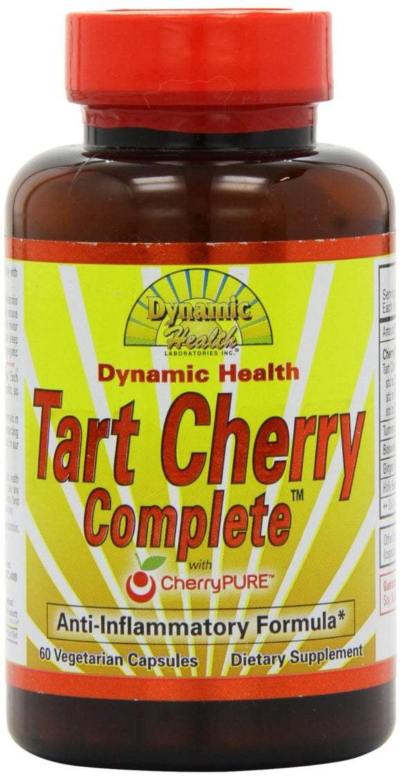 DYNAMIC HEALTH: Tart Cherry Complete with CherryPURE, 60 vegetarian capsules