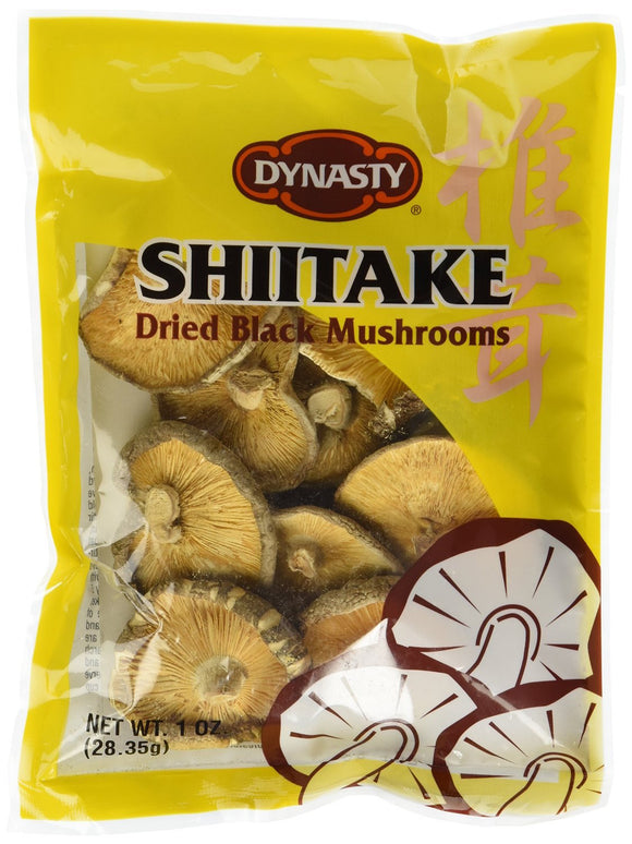 DYNASTY: Whole Shiitake Mushrooms, 1 oz