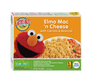 EARTHS BEST FROZEN: Elmo Mac n' Cheese with Carrots and Broccoli, 7 oz