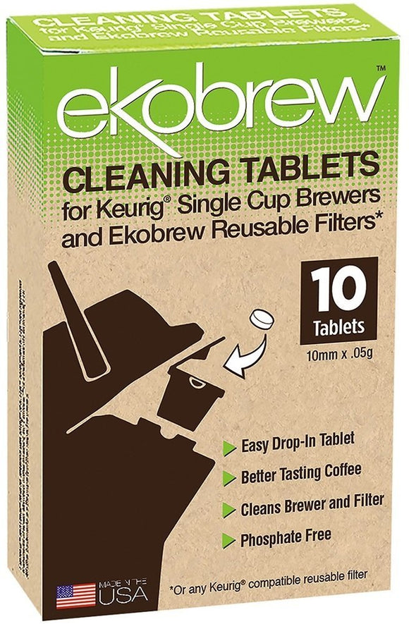 EKO BRANDS LLC: Cleaning Tablets For Brewers & Filters, 10 tb