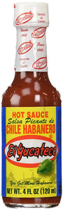 EL YUCATECO: Red Habanero Hot Sauce, 4 Oz