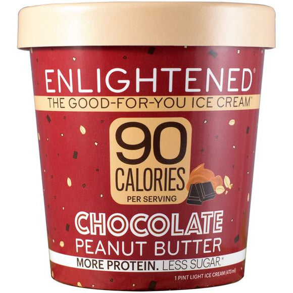 ENLIGHTENED: Ice Cream Chocolate Peanut Butter, 16 fo