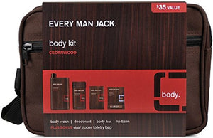 EVERY MAN JACK: 4 Piece Body Kit Cedarwood, 1 Pack