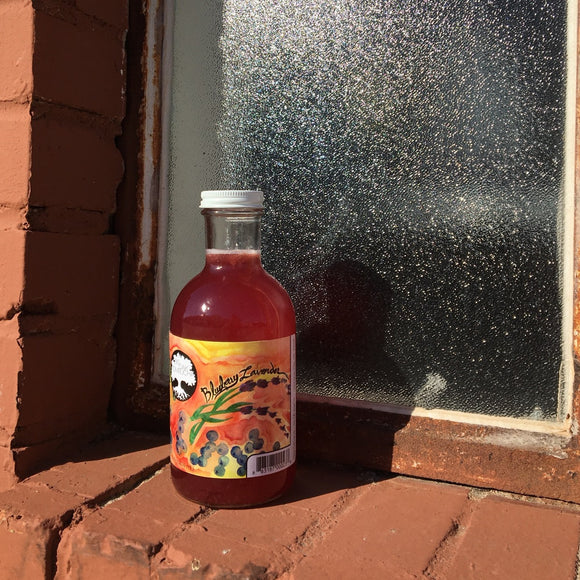 BIG OAK KOMBUCHA: Blueberry Lavender Kombucha, 16 oz