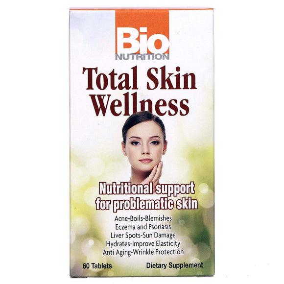 BIO NUTRITION: Total Skin Wellness, 60 tb