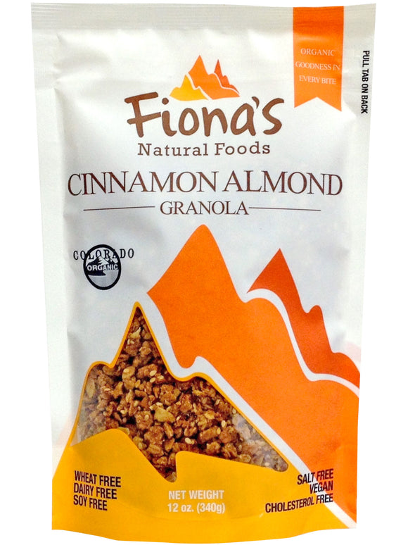 FIONA'S NATURAL FOODS: Organic Granola Cinnamon Almond, 12 oz