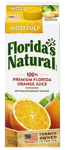 FLORIDAS NATURAL: Juice Orange Some Pulp, 52 fo