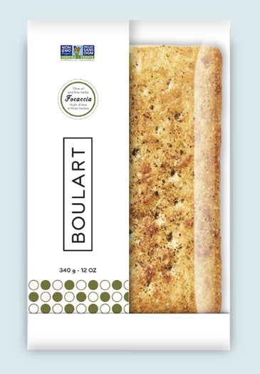 BOULART: Olive Oil and Fine Herbs Focaccia Pack of 24, 12 oz