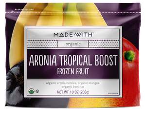 MADE WITH: Aronia Tropical Boost fruits, 10 oz