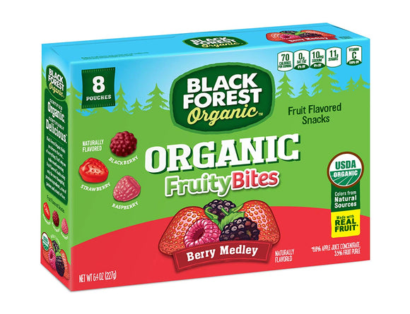 BLACK FOREST: Berry Medley Fruit Bites, 8 pk