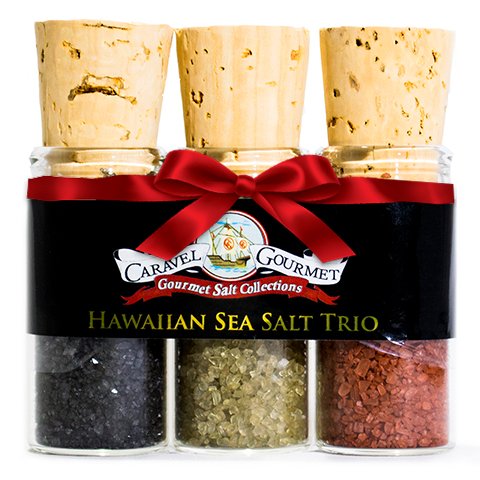 CARAVEL GOURMET: Hawaiian Trio Sea Salt, 2.1 oz