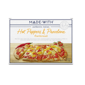 MADE WITH: Hot Pepper & Provolone Flatbread, 11.6 oz