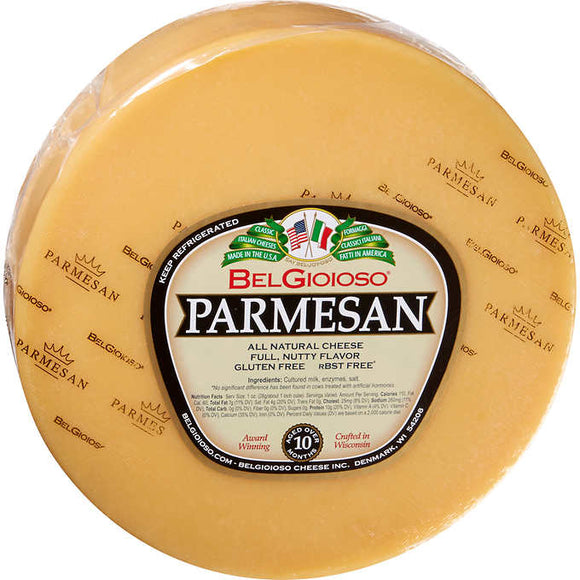 BELGIOIOSO: Parmesan Cheese Wheel, 24 lb