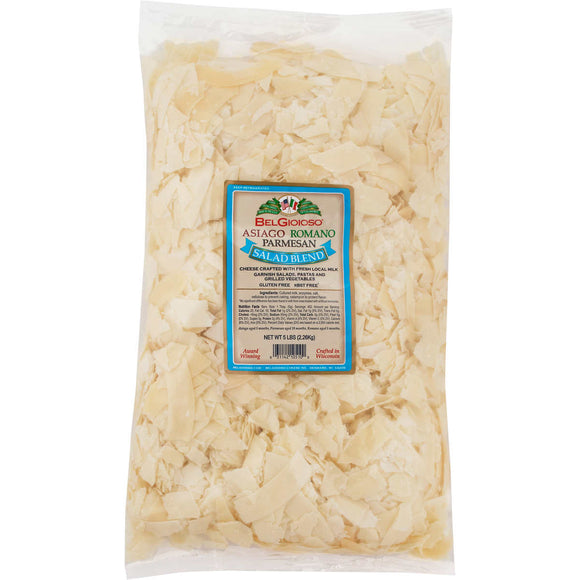 BELGIOIOSO: Salad Blend Shaved Cheese, 5 lb