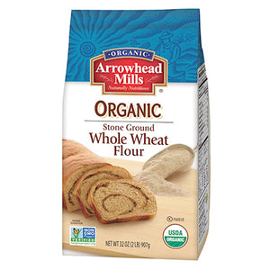 ARROWHEAD MILLS: Organic Stone Ground Whole Wheat Flour, 50 lb