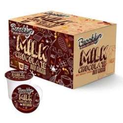 BROOKLYN BEAN ROASTERY: Milk Chocolate Hot Cocoa Single Serve Cup, 12 Ct