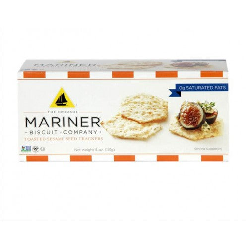 MARINER: Cracker Sesame Original, 4 oz