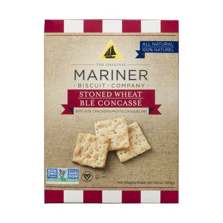 MARINER: Cracker Marinar Stoned Wheat, 8.8 oz