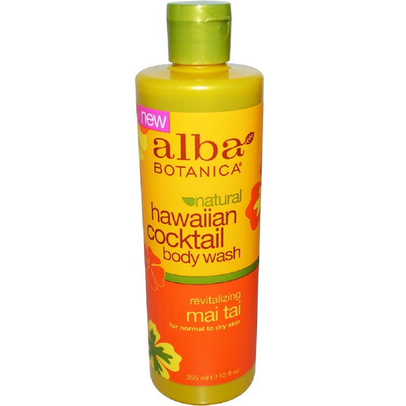 ALBA BOTANICA: Body Wash Mai Tai, 12 oz