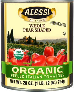 ALESSI: Peeled Italian Tomatoes Organic, 28 oz