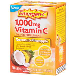 ALACER: Emergen-C Coconut Pineapple, 3.2 oz