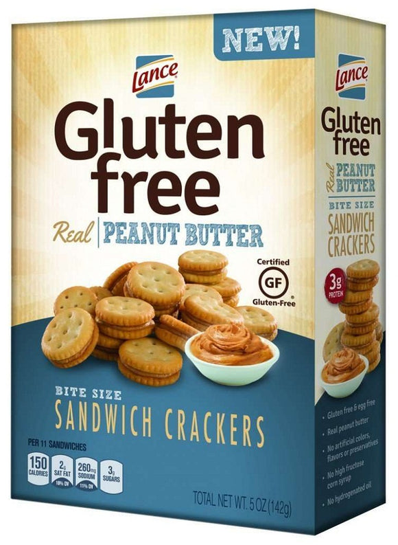 LANCE: Crackers Peanut Butter Gluten Free, 5 oz