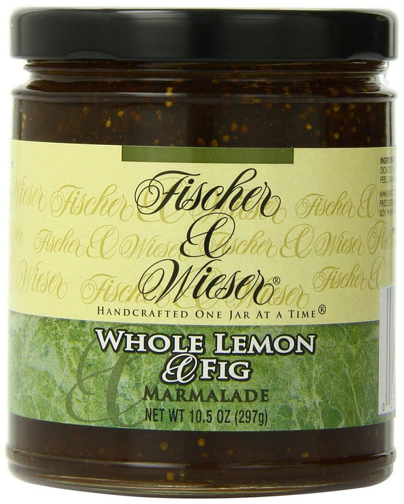 FISCHER & WIESER: Marmalade Whole Lemon Fig, 10.9 oz