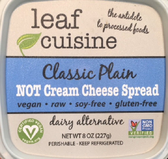 LEAF CUISINE: Spread Classic Plain, 8 oz