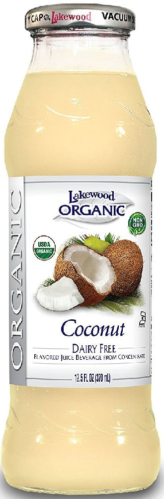LAKEWOOD: Beverage Coconut Pure Fruit, 12.5 oz