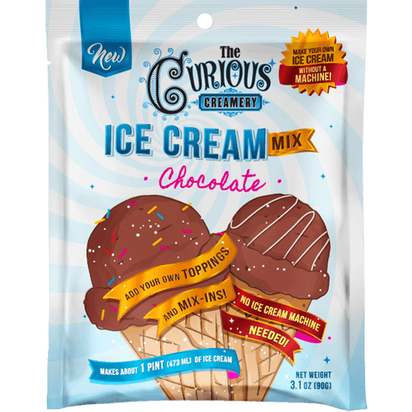 CURIOUS CREAMERY: Mix Ice Cream Chocolate Original, 3.1 oz