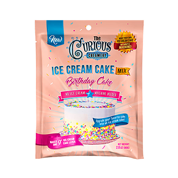 CURIOUS CREAMERY: Mix Ice Cream Cake Birthday, 2.8 oz