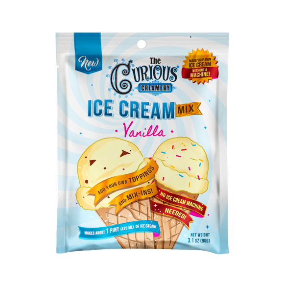 CURIOUS CREAMERY: Mix Ice Cream Vanilla Pouch, 3.1 oz