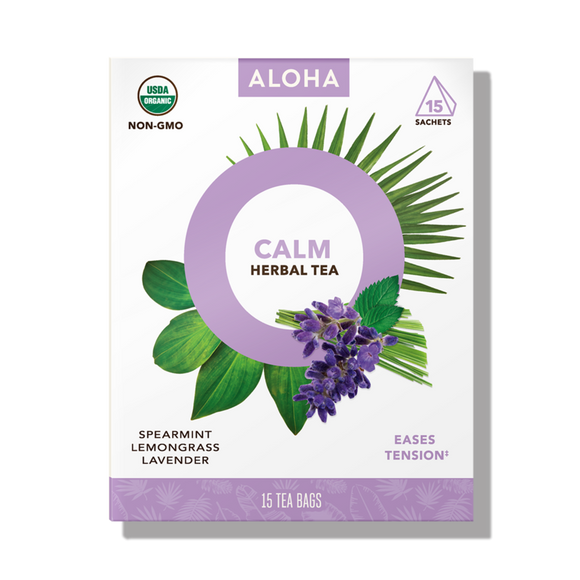 ALOHA: Calm Tea 15 Tea Bags, 1.35 oz