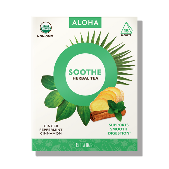 ALOHA: Soothe Tea 15 Tea Bags, 1.35 oz