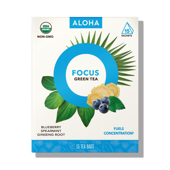 ALOHA: Focus Tea 15 Tea Bags, 1.35