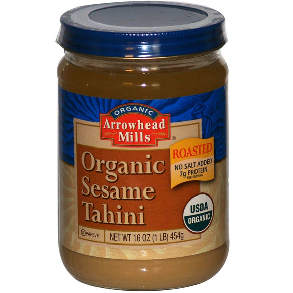 ARROWHEAD MILLS: Organic Roasted Sesame Tahini, 16 oz