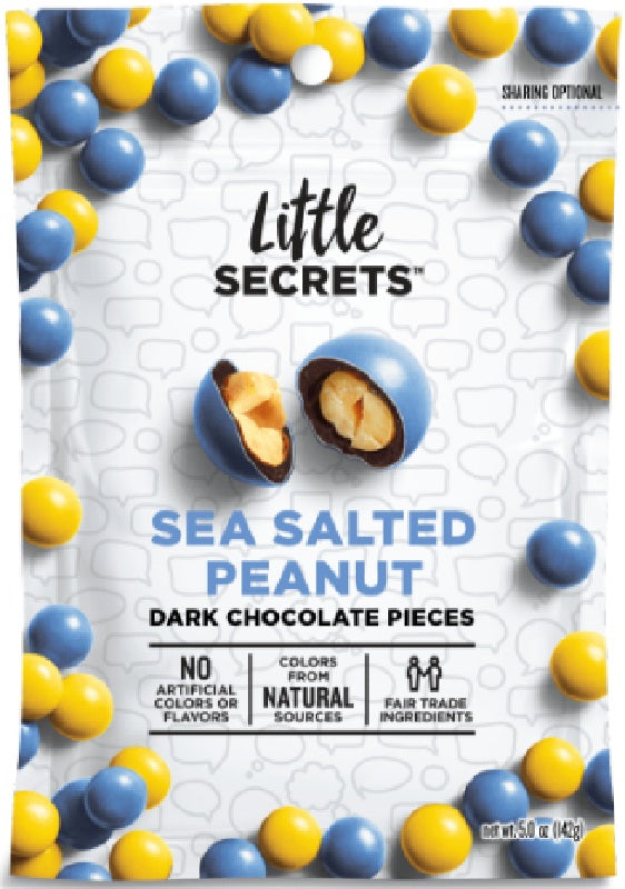 LITTLE SECRETS LLC: Chocolate Dark Sea Salt Peanut Spring, 5 oz