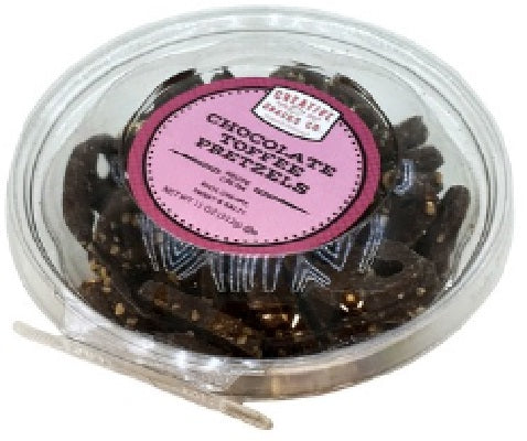CREATIVE SNACK: Chocolate Toffee Pretzels, 11 oz