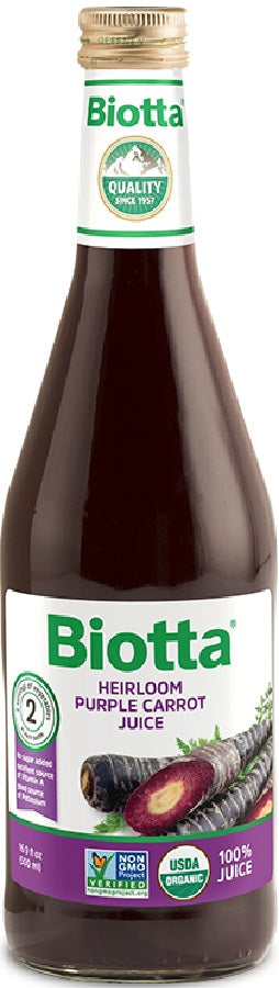 BIOTTA: Heirloom Purple Carrot Juice, 16.9 oz