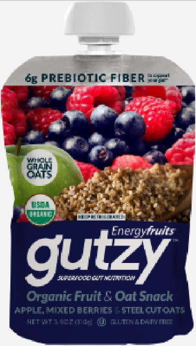 ENERGYFRUITS: Gutzy Oats Steel Cut Apple Mixed Berries, 3.9 oz