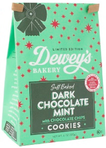 DEWEYS: Soft Dark Chocolate Mint Cookie, 6 oz
