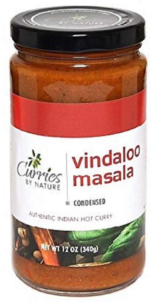 CURRIES BY NATURE: Sauce Curry Vindaloo Masala, 12 oz