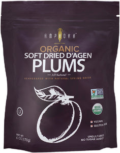 AMPHORA: Plums Dried Soft Organic, 6 oz