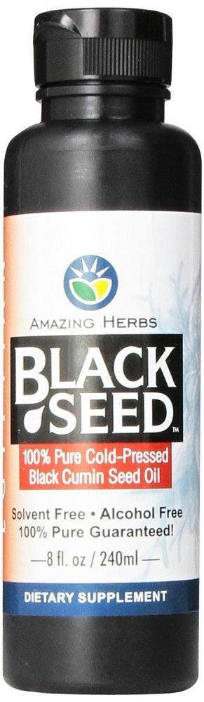 AMAZING HERBS: Black Seed Egyptian Oil, 8 oz