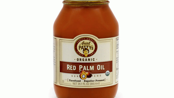 AUNT PATTY: Palm Oil Red Org, 29.1 oz